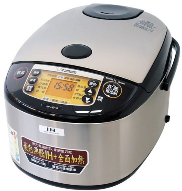 象印 IH豪熱沸騰微電腦電子鍋 10人份 NP-HEF18-XB