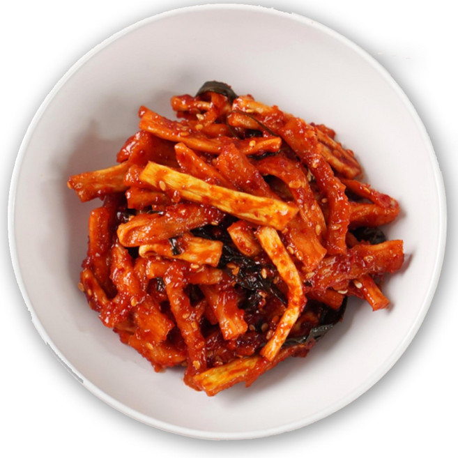 몸에 좋은 아삭한 쫄깃한 무말랭이 무침 500G, 1개