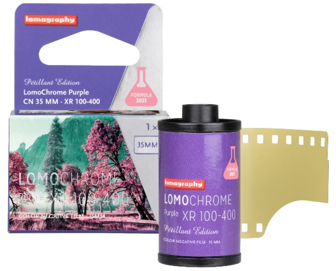 Lomography LomoChrome Purple XR 100-400 彩色負片 35mm 底片, 1個