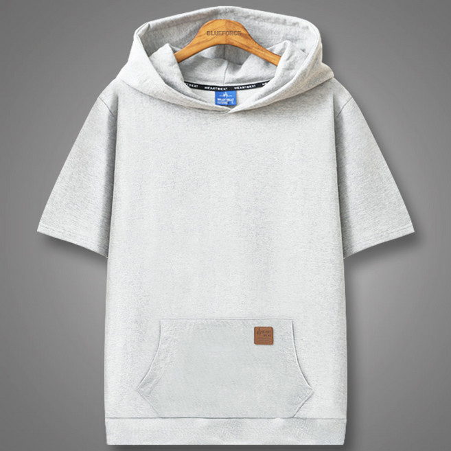 블루포스 BG티벤블 반팔 후드티 남자 티셔츠 남성 빅사이즈 반팔티 단체티 여름 커플티 츄리닝