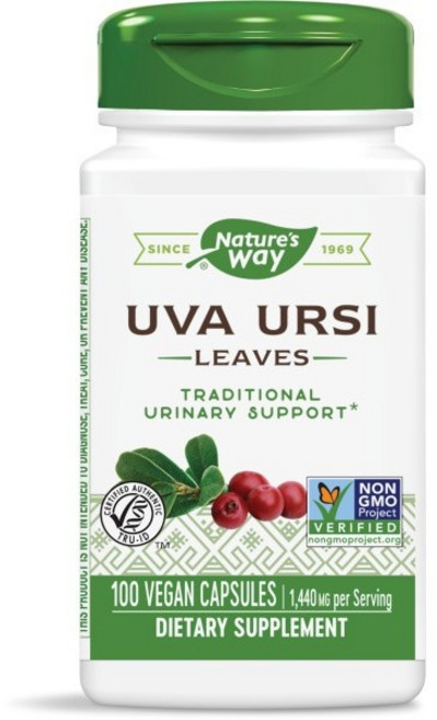Nature's Way 然萃維 熊果葉 1110毫克 素食膠囊, 100入, 1個, 100錠