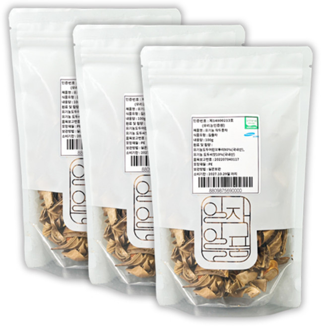 맑은상회 유기농 작두콩차 (다관), 100g, 3개, 1개입