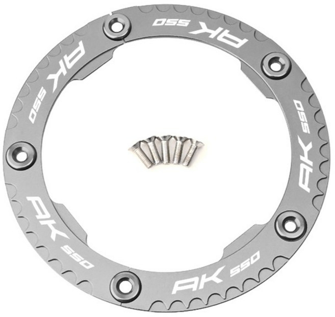 오토바이 알루미늄 CNC 액세서리 변속기 벨트 풀리 보호 커버 KYCO AK550 2017-2023, 03 Titaniu