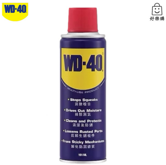 WD-40 多功能除鏽潤滑噴劑 191ml, 1個, (6.5oz / 191ml)