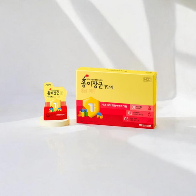 정관장 홍이장군 1단계 15ml 30포 (만 3세 이상 어린이 홍삼), 30개, 30