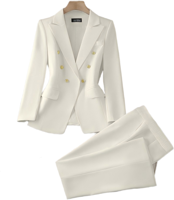 춘추 여성 오피스룩 슬림 정장 자켓+바지 투피스