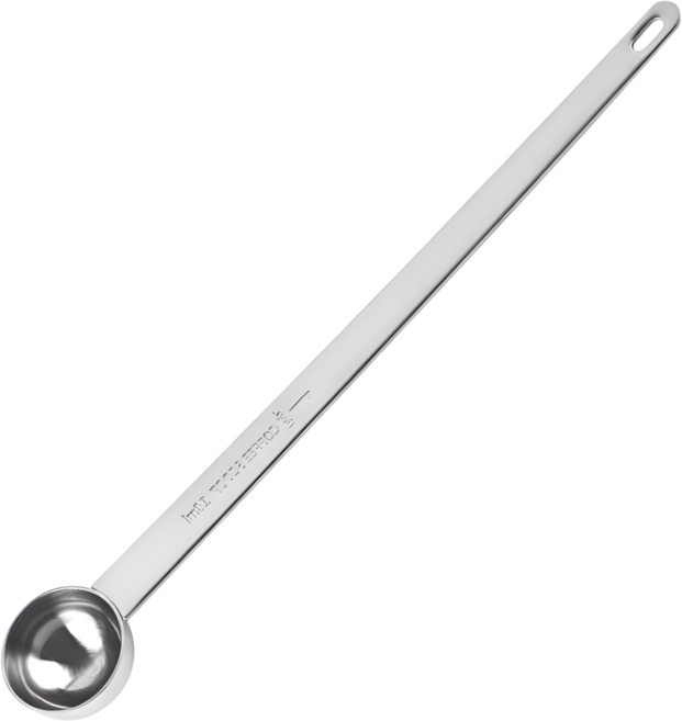 에코룸 스테인리스 롱 계량스푼 긴 계량수저, 1개