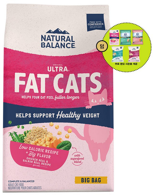 다이어트 사료 내추럴발란스 팻캣 고양이 6.8kg, 6.93kg, 1개, 닭+연어