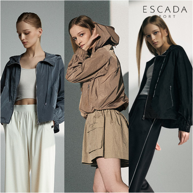 [에스까다스포츠] (에스카다스포츠) 26SS 여성 드로우스트링 크링클 점퍼1종
