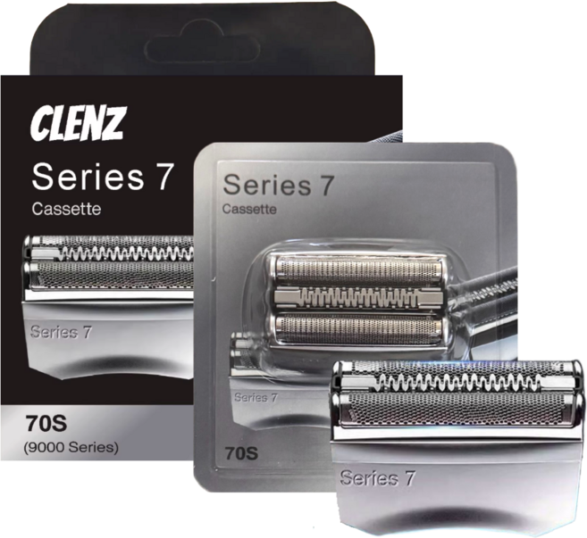 ClenZ 브라운 면도기 7 면도날 70S 70B 시리즈7 면도날망 헤드 호환용, 1개