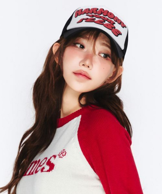 아메스 월드와이드 amesworldwide QWER HARMONY MESH CAP BLACK