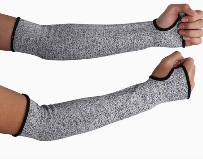 팔베임토시 안전토시 공업용토시 절단방지토시 작업용안전토시 용접토시 팔베임보호토시 다용도토시 작업, 그레이, 1개, 본상품선택