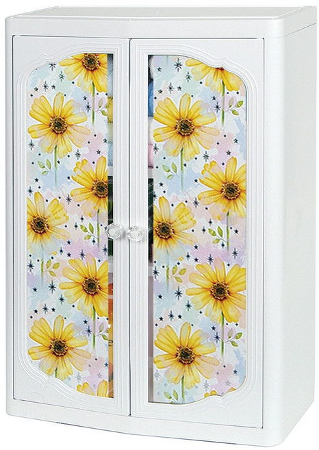 모던라이프 욕실장 화장실선반 수납 정리, 전사욕실장 (대형) 해바라기, 1개