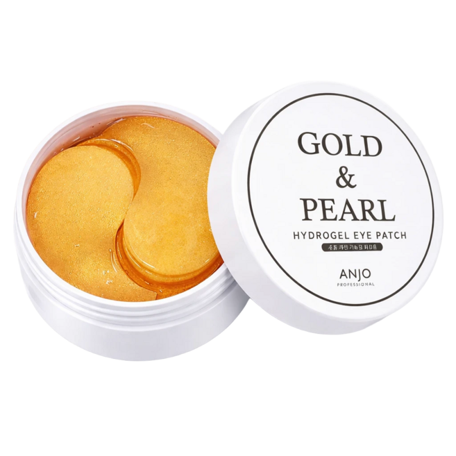 앙쥬 프로페셔널 골드 앤 진주 하이드로겔 아이패치, 1개, 60개입