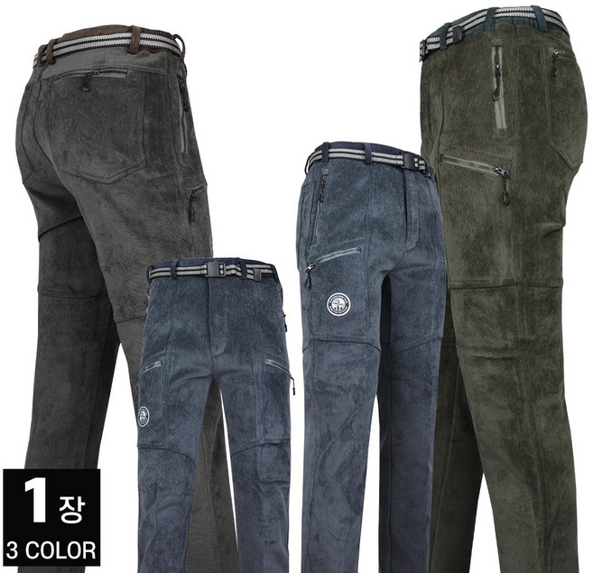 WFD1W기모골덴 겨울 남성 세련된 골덴바지 등산 등산복 작업복 빅사이즈 아웃도어