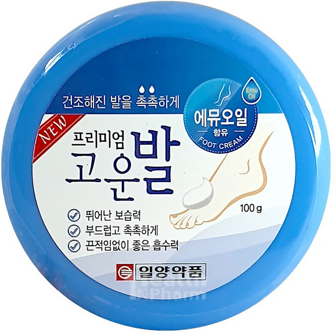 일양약품 뉴프리미엄 고운발 발뒤꿈치 각질관리, 1개입, 1개, 100g