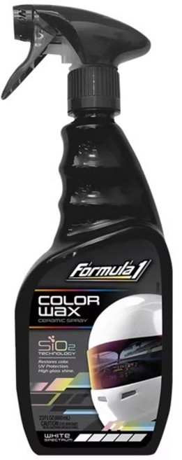 Formula1 SiO2陶瓷鍍膜噴蠟 680ml 陶瓷聚合物 瓷鏡面光澤 抗UV.酸雨.汙垢, 1個, 白色
