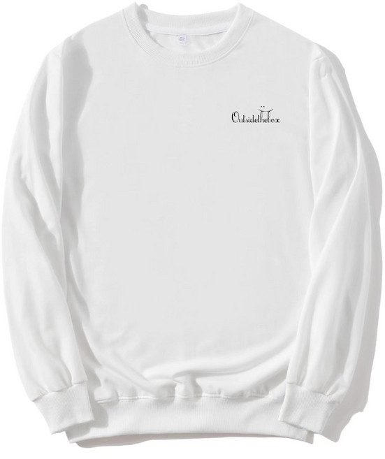 남녀공용 세미 오버핏 로고 레터링 학생 맨투맨