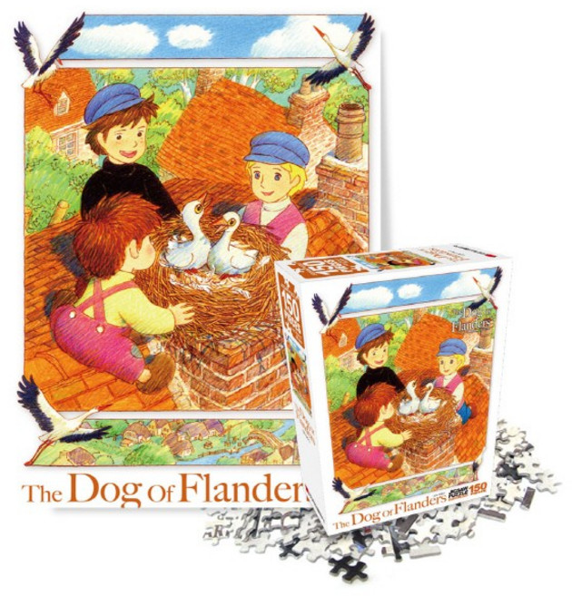 플란다스의 개 직소 퍼즐 150조각, 1개, 굴뚝위에서, 150피스