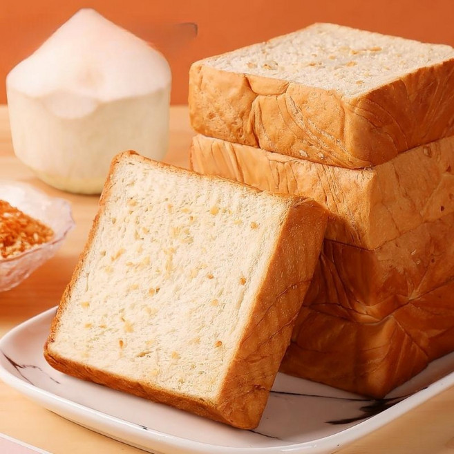 두꺼운식빵 3종 티라미수 영양 우유식빵 아침 버터식빵, 코코넛+밀크, 666g, 666g