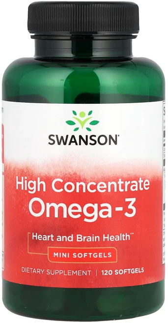Swanson 고농축 오메가3 미니 소프트젤 120정, 1개 - 쿠팡