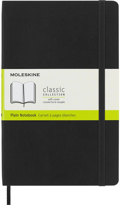 MOLESKINE 經典軟皮筆記本, 黑, 1個