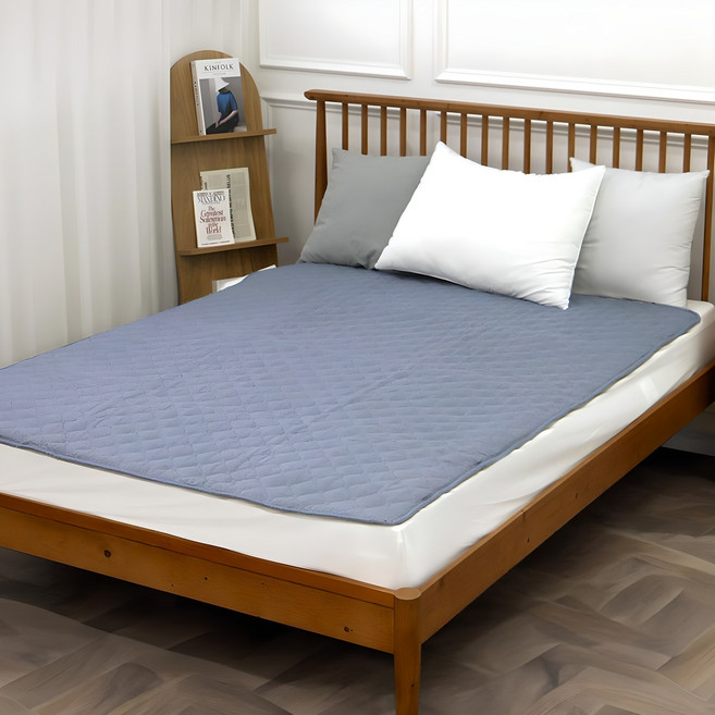 감성전자 안심 탄소 카본 매트 워셔블 캠핑 장판 전기요 GS-EM24DB, 다크블루, 퀸(135 x 180cm)