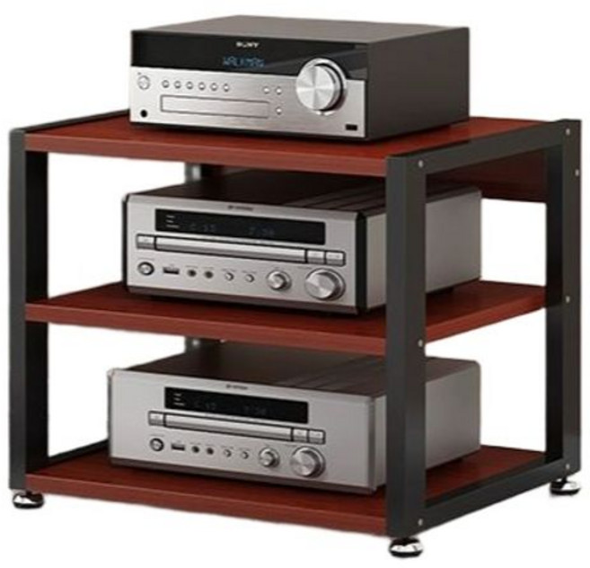 앰프 장식장 사무실용 다층 모던 블랙 사각형 스피커 거치대 원룸 가구, 사각 프레임 B 칠판 45cm