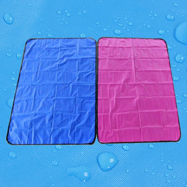 야외 휴대용 방수 돗자리 150x170cm DD-10898, 블루