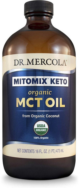 DR. MERCOLA 無麩質Mitomix Keto MCT油, 1個, 473毫升