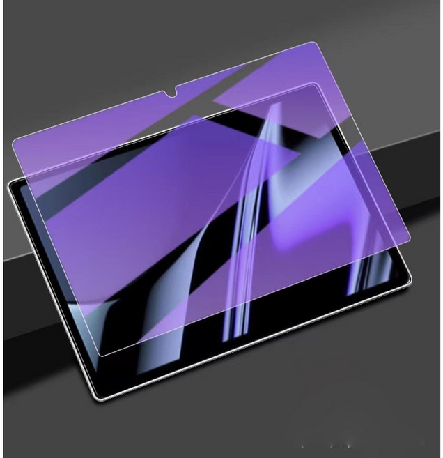 Qmaker iPad 鋼化玻璃保護貼，增強防指紋，濾藍光，防爆升級，適用於多款iPad型號, 1個, 11吋, 抗藍光