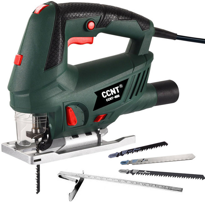 씨씨앤티 LED 오비탈 직소기 CCNT-800 800W 6단계 속도 각도 조절 전동톱 직쏘 전기톱 송풍, 1개