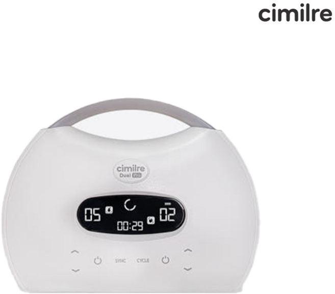 시밀레 S7 듀얼프로 충전식 모유착유기, 화이트, 1개