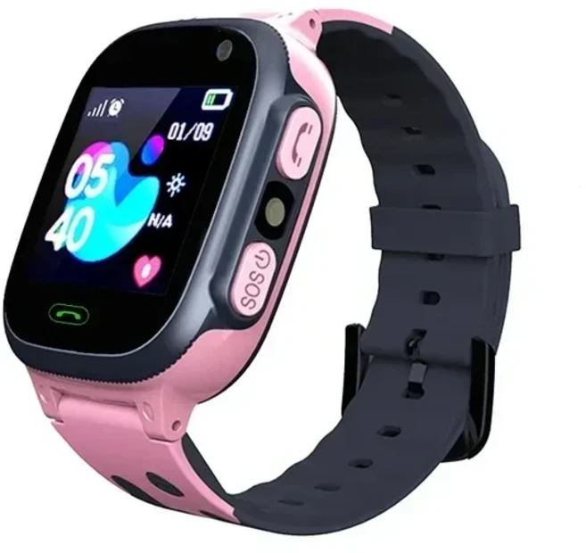 어린이 시계 전화 스마트 GPS SOS 방수 Smartwatch SIM 카드 위치 추적기 XIAOMI 용, 03 분홍색