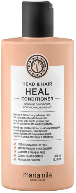 마리아닐라 헤드 앤 헤어 힐 컨디셔너 300ml 100% 스웨덴 비건 헤어 브랜드, 1개 - 쿠팡