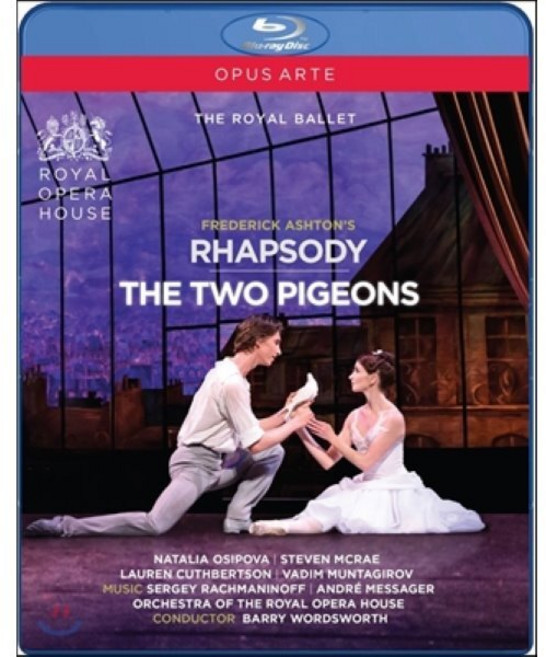 [Blu-ray] The Royal Ballet 프레데릭 애쉬튼 안무: 랩소디 두 마리의 비둘기 (Frederick Ashton: Rhapsody The...
