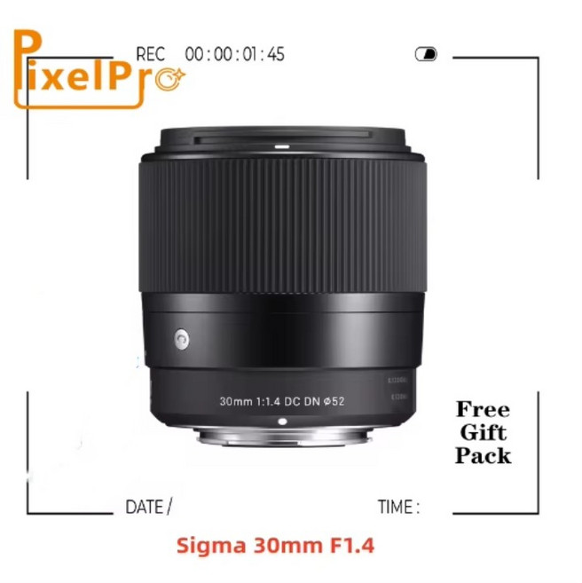 98% 새것 같은 시그마 30mm F1.4 DC DN 컨템포러리 렌즈 (소니 E 마운트 캐논 EF-M 마운트 L 마운트 호환, 02 이카드, 02 used 95NEW