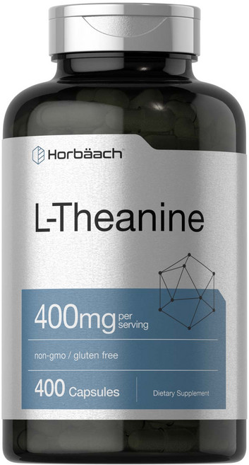 Horbaach L-茶胺酸 400毫克 膠囊, 1個, 400錠