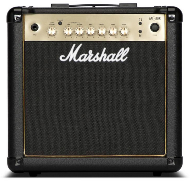 마샬 MG15 GR 15W 기타 앰프, Marshall MG15GR, 혼합색상