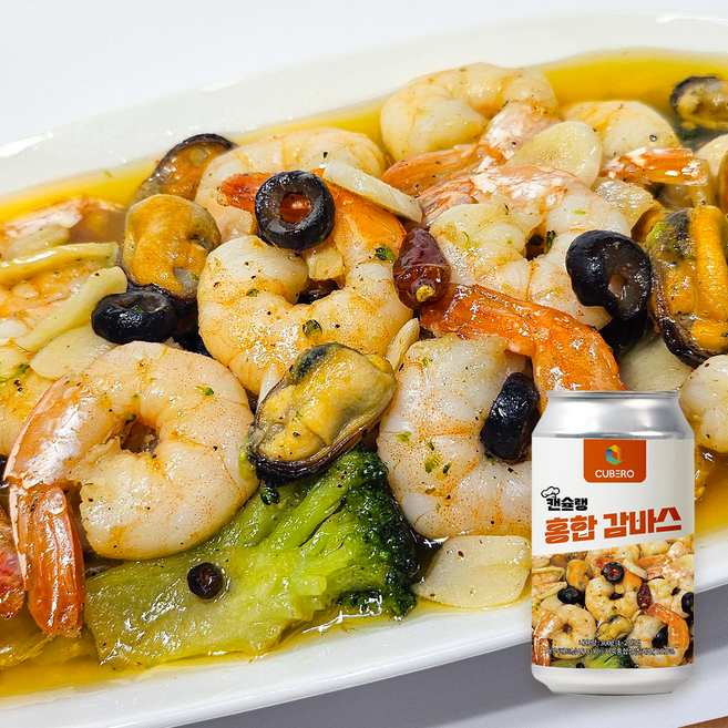 초간단 4분 요리 캔슐랭 홍합 감바스 300g, 1개