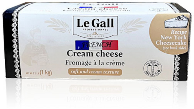 르갈크림치즈 냉장 / 프랑스산 아이스박스포함, 1개, 1kg