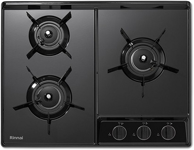 신한유통 린나이 가스쿡탑 RBR-NC310DJ 3구 빌트인 가스레인지 가스렌지3구 (타공치수 560x430) LNG/LPG 건전지식, LPG, RBR-NC310DJ (560x430)