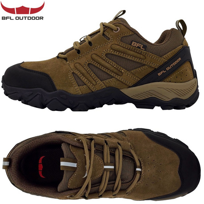 BFL 발편한 소가죽 트레킹화 TR66BR-M09 아웃도어 워킹화 6609