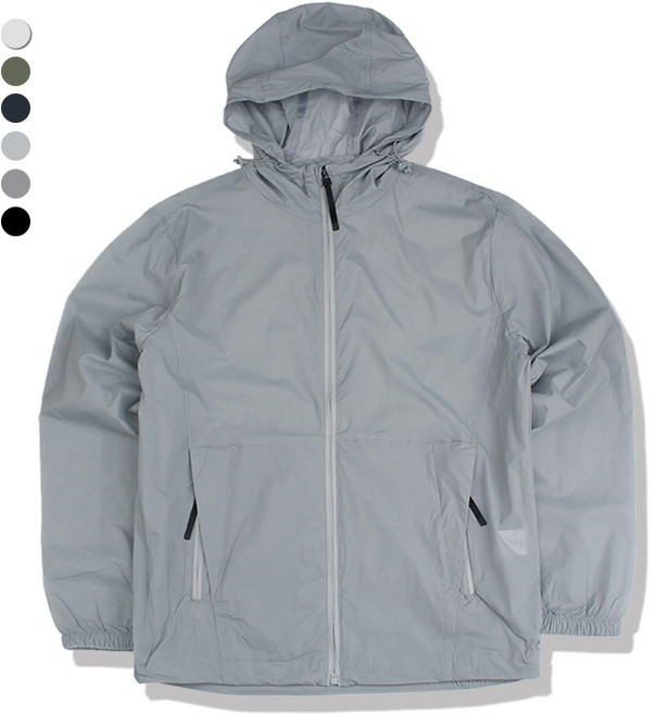 오마보이 남성용 여름에 시원한 넉넉핏 나일론 바람막이