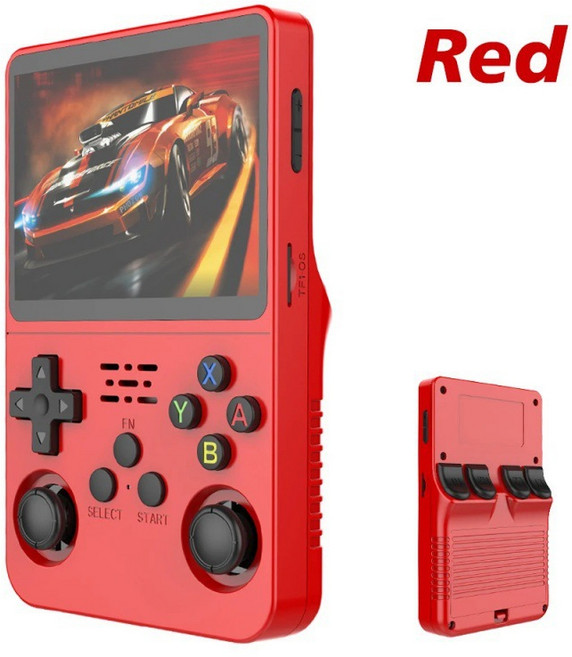 R36S 掌上遊戲機 開源WiFi對打, 實紅128G