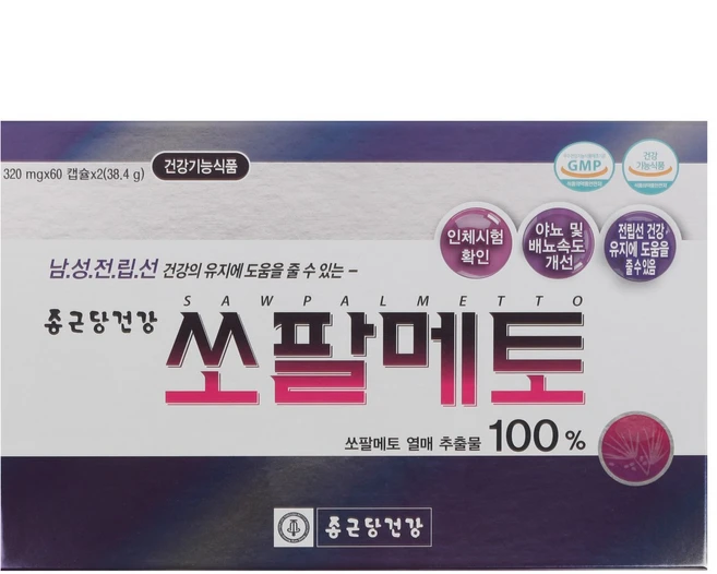쏘팔메토 (320mgx120캡슐), 120회분, 1개 - 쿠팡
