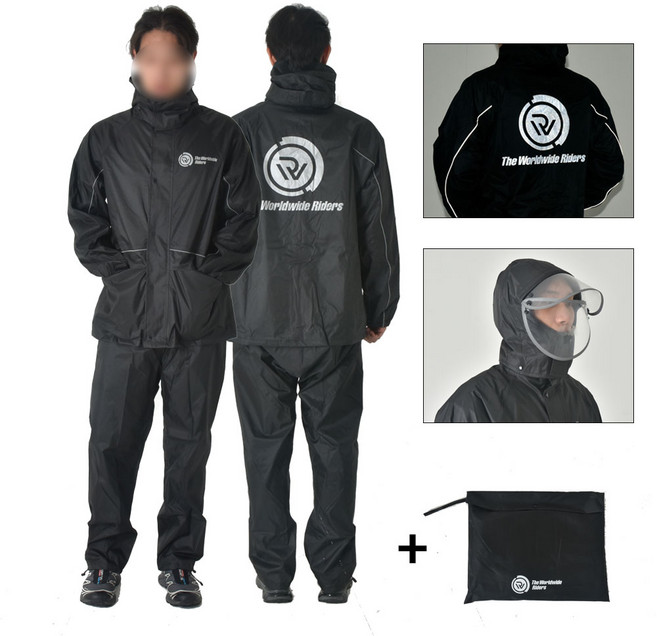 더월드와이드라이더스 오토바이 우비 방수 상하의세트 레인 재킷 팬츠 바지 배달