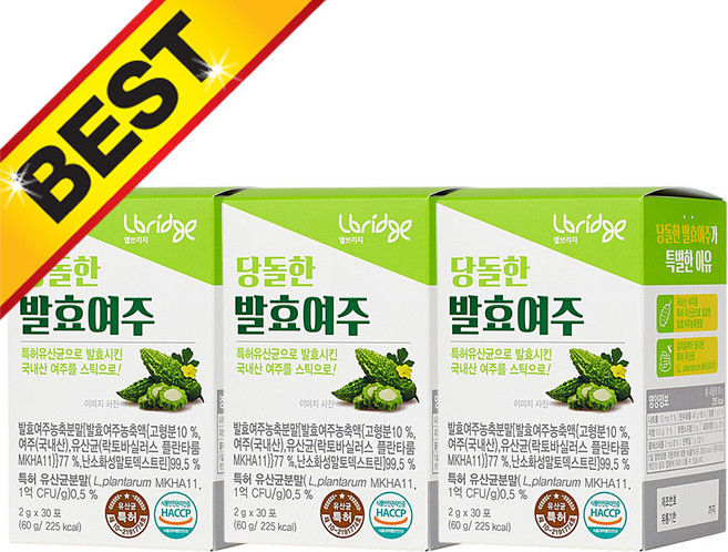 당돌한 발효여주 2g x 30포 1개, 3개, 60g