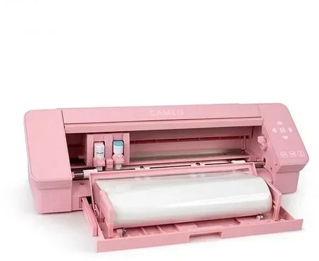 Vesub 실루엣 카메오 4 12 인치 커팅 플로터 스티커 및 기계, 01 CHINA, White, 1개