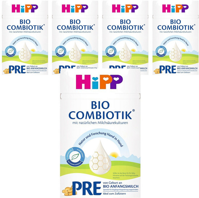 힙 프레 콤비오틱 분유 무전분, 600g, 5개